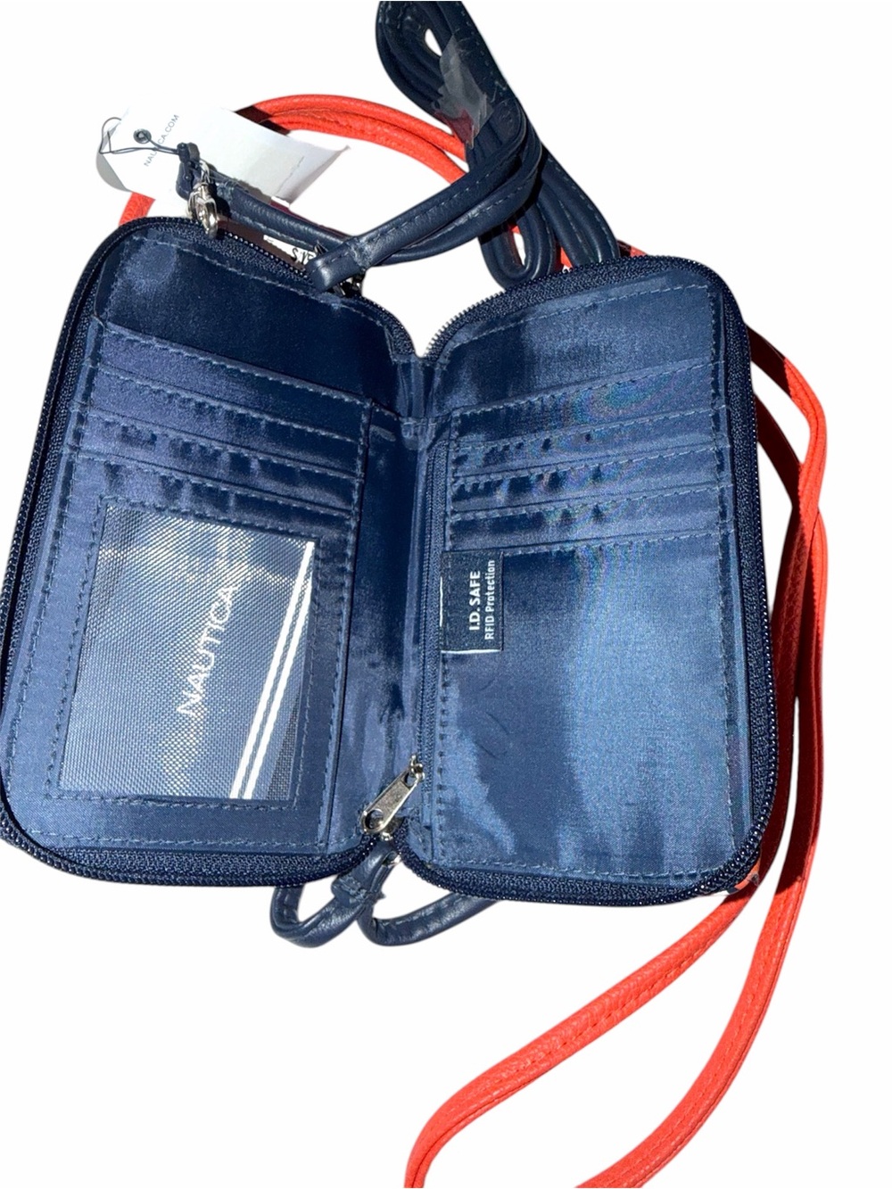 *new* Nautica Striped Crossbody Phone/Wallet Bag - Picture 7 of 10